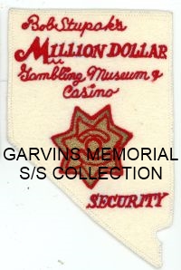 NEVADA,BOB STUPAKS MILLION DOLLAR GAMBLING MUSEUM AND CASINO SECURITY 1